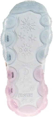 Miniatura 5 de Disney Zapatillas de deporte Frozen para niñas, sin cordones, con luz, para correr (bebéniña pequeña), Púrpura tornasol