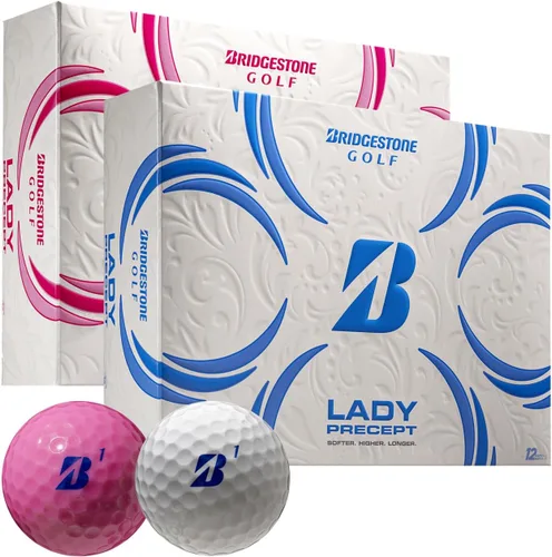 Miniatura 5 de Pelotas de golf, Lady Precept Pink 2021, goma