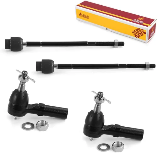 Miniatura 226 de Metrix Premium Chassis Parts - Juego de 4 barras de acoplamiento interior y exterior para Audi A3 15-16, Seat Leon 06-20 (México), 09-17 Volkswagen