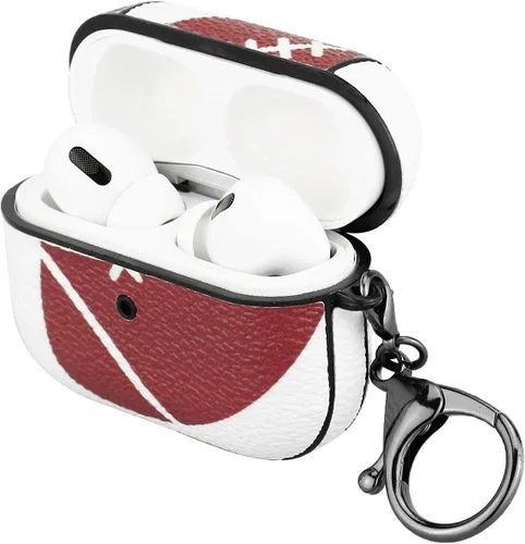 Miniatura 12 de Funda para Airpods Pro, diseño de béisbol, a prueba de golpes, para auriculares, Airpods Pro, con llavero frontal LED visible