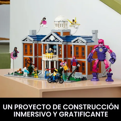 Miniatura 3 de LEGO Marvel X-Men El Conjunto de Construcción de La Mansión X - Kit de Manualidades DIY de Coleccionables de Marvel para Adultos, Edades 18+