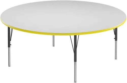Miniatura 54 de Correll - Mesa rectangular de 24 x 36 pulgadas, mesa de actividades superior de borrado en seco, altura ajustable (19 a 29), laminado de alta