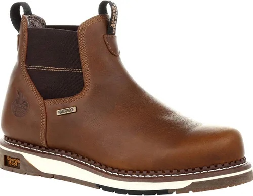 Miniatura 5 de Georgia Boot Botas de trabajo Chelsea impermeables con cuña, talla única
