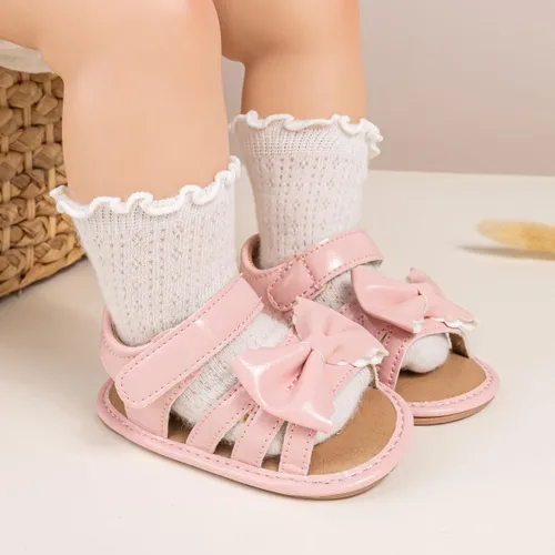 Miniatura 162 de Meckior Sandalias de verano con punta abierta y suave de piel sintética para bebés y niñas pequeñas