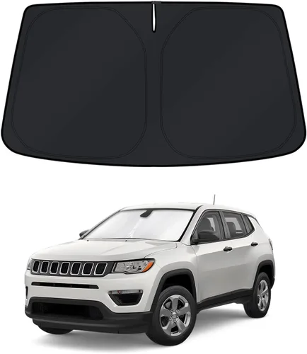 Miniatura 81 de KUST - Parasol plegable para parabrisas para Ford Ranger, accesorios 2019-2025 2026, parasol personalizado para ventana, protector solar plegable
