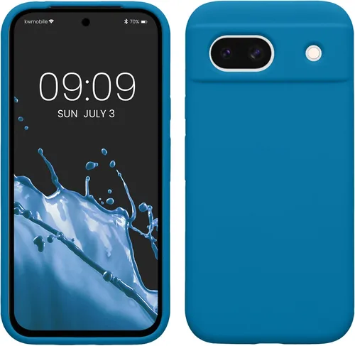 Miniatura 25 de kwmobile Funda Compatible con Google Pixel 6 Pro - Funda de Teléfono de Silicona TPU con Acabado Suave - Azul Caribe