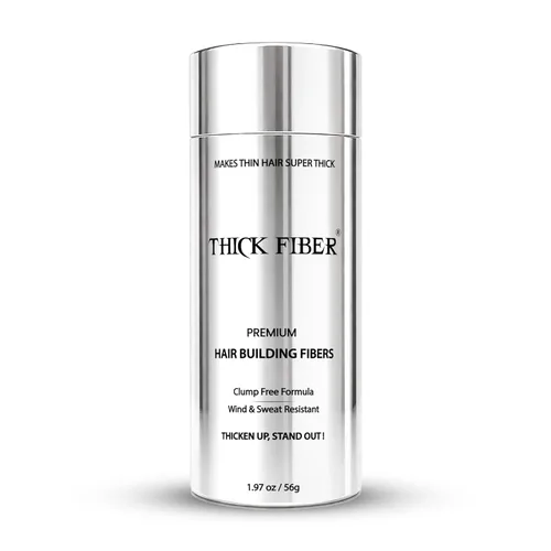 Miniatura 5 de THICK FIBER Fibras capilares Polvo de cabello para cabello fino botella de 0.44 oz Hace que el cabello fino se vea más grueso en segundos