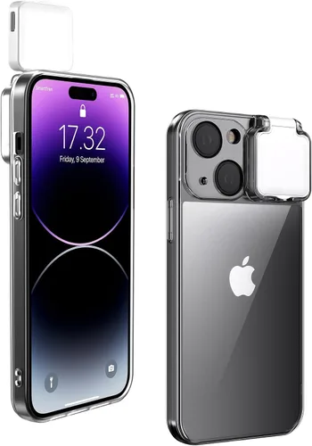 Miniatura 7 de Funda con luz para selfie para iPhone 13 Pro Max, con iluminación flash, funda para selfie, recargable, LED, compatible con transmisión en vivo