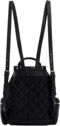 Miniatura 6 de GUESS Mochila Eco Gemma para mujer, solapa con cordón, Negro -, Tamaño único
