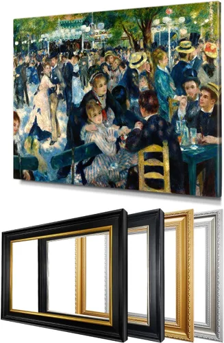 Miniatura 153 de DECORARTS - Bal du Moulin de la Galette, Reproducción de Arte de Pierre Auguste Renoir. Impresiones sobre lienzo en giclée para decoración de pared