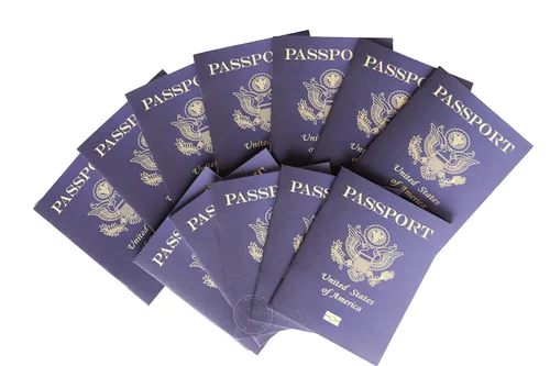 Pasaportes en blanco de imitación, para proyectos escolares, recuerdos de fiestas, juguete de avión, diario de viajes, geografía, estudio social en