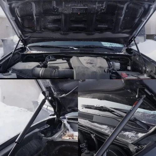 Miniatura 6 de TSUBASA Soportes de elevación para Toyota Tacoma N300 2016-2023 capó delantero Modificar fibra de carbono cargada a gas, amortiguadores