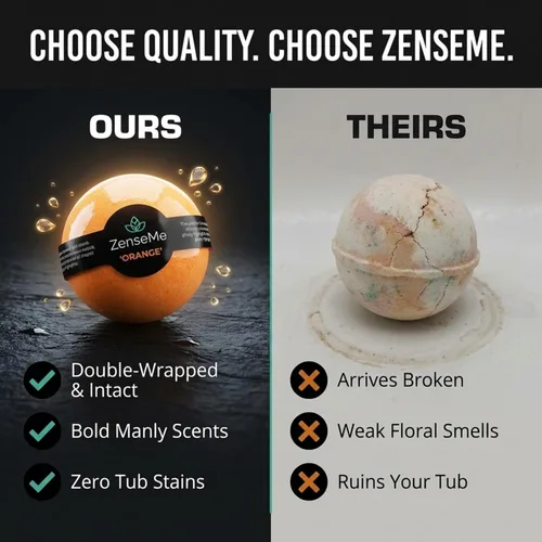 Miniatura 6 de Bombas de baño para hombres, juego de 18 bombas de baño naturales perfumadas fuertes hechas a mano de 2.5 onzas con aromas de aceites esenciales