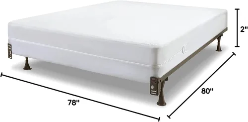 Miniatura 10 de Guardmax Premium Funda para Somier - Funda Impermeable y Antichinches para Somier King Size con Cierre, de 6 Lados, Absorbente, Protege Contra