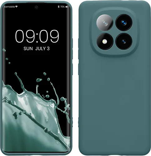 Miniatura 52 de kwmobile Funda compatible con Xiaomi Redmi Note 11 / Note 11S - Funda protectora de silicona TPU suave y delgada - Azul Báltico