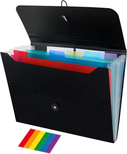 Carpetas de archivos expandibles, organizador de recibos expandible, carpetas de archivos de acordeón, organizador de documentos importante, carpeta