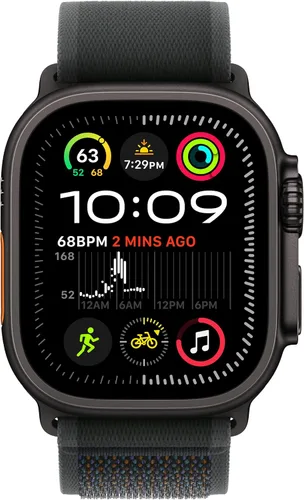 Miniatura 3 de Banda para Apple Watch - Trail Loop (49mm) - Negro con acabado de titanio negro - M/L
