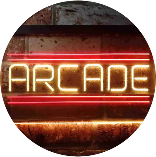 Miniatura 14 de ADVPRO Arcade Game Zone Room - Letrero de neón LED de doble color, azul y rojo, 12 "x 8.5" st6s32-i3368-br