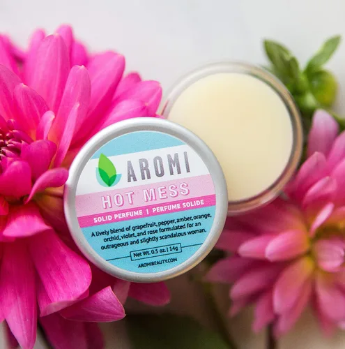 Miniatura 2 de Aromi Perfume sólido Fragancia vegana y libre de crueldad, perfume de tamaño de viaje, regalo de mujer, afrutado, floral, terroso, perfume dulce
