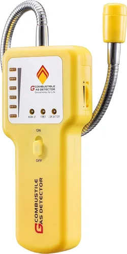 Miniatura 7 de Detector de fugas de gas – Detector portátil de gas natural para propano, metano, GLP, GNL, combustible y gas de alcantarillado – Detector de gas