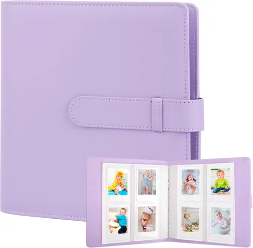 Miniatura 19 de Álbum de fotos de 640 bolsillos para cámara Fujifilm Instax Mini, álbum de fotos de 2 x 3 pulgadas para fotos Polaroid de 2 x 3 pulgadas, libro