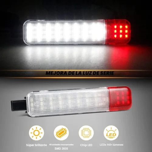 Miniatura 3 de NDRUSH - Luz interior LED para puerta, luz de cortesía de panel de puerta, luz de advertencia para Silverado/Sierra 1500 1999-2006, 3500/2500 HD