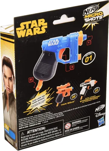 Miniatura 2 de Nerf MicroShots Star Wars Rey (Island Journey) Blaster