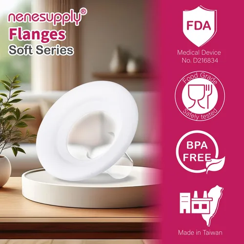 Miniatura 2 de Nenesupply Brida suave de 19mm compatible con piezas de extractor de leche Medela, repuesto de brida de 19mm para accesorios Medela compatibles