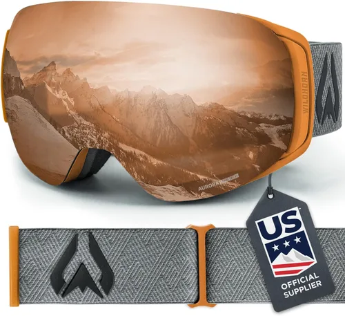 Miniatura 22 de Wildhorn Roca - Gafas de esquí para hombres y mujeres con protección antiempañamiento/arañazos 100% UV - Lente magnética - Gafas de nieve