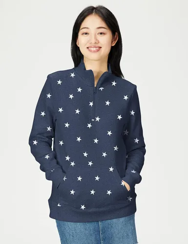 Miniatura 5 de Tienda Essentials - Sudadera ligera de manga larga de rizo francés con zíper para mujer