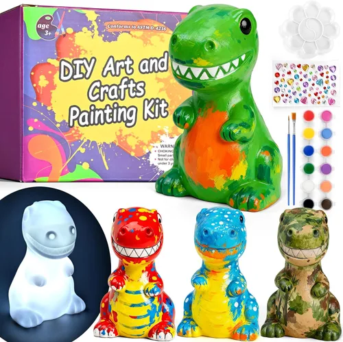 Miniatura 9 de dededa Kit de arte de luz nocturna de unicornio para pintar tu propio unicornio, artes y manualidades para niños de 4 a 8 años, regalos de 1