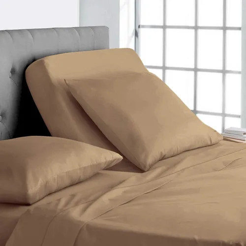 Miniatura 10 de Online Bedding Linen Flex Top - Cama tamaño Queen, 800 hilos, algodón egipcio de 18 pulgadas, sábanas divididas de bolsillo profundo para dormir
