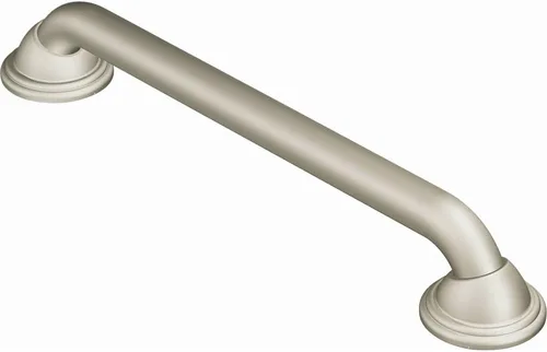 Miniatura 5 de Moen R2356DBN Seguridad Barra de Apoyo de 16 Pulgadas para Baño con Balanza de Asistencia y Estante, Níquel Cepillado & LR8724D2BN Home Care Barra