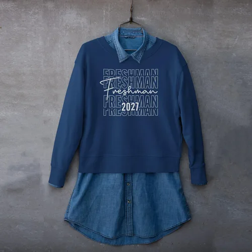 Miniatura 5 de Freshman Class of 2027 Shirts for College and High School Students - 9th Grade Back to School Wear