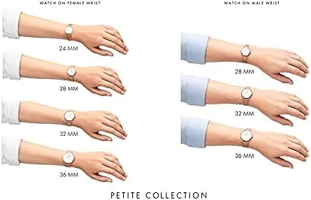 Miniatura 6 de Daniel Wellington Reloj Petite 1.260 in Acero Inoxidable Doble Chapado (316L) Oro Rosa, Oro