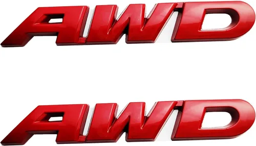 Miniatura 6 de OnlyYou.X AWD Emblema 3D Logo AWD calcomanía gruesa para camioneta y automóvil, 2 piezas de metal negro