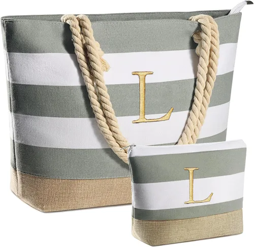 Miniatura 95 de YOOLIFE Beach Bags for Women - Travel Canvas Beach Tote, Pool Waterproof Bag, Travel Essentials, Gifts for Women Birthday
