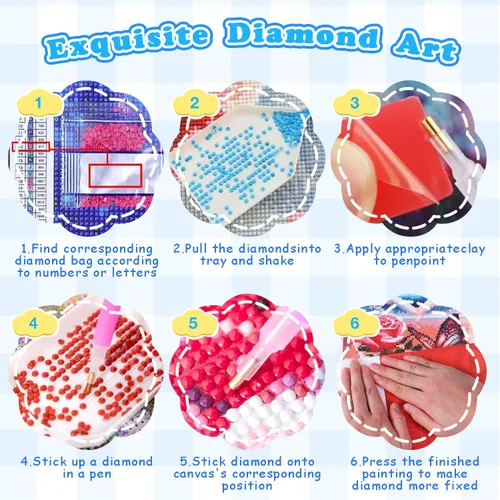 Miniatura 4 de DOTSOPS Kits de Pintura de Diamantes Arte Adultos Kit de Pintura Manualidades DIY Arte de Diamantes 5D Paquetes Kits Completos para Adultos