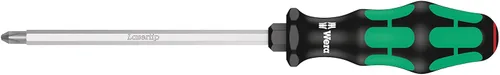 Wera 05008753001 Kraftform Plus 350 SK PH Phillips destornillador, punta láser, cabezal PH 3, longitud de hoja de 6 pulgadas