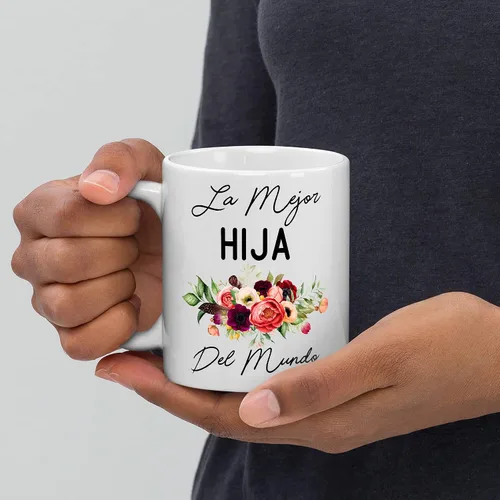 Miniatura 6 de Fantastic Gifts Taza La Mejor Hija Del Mundo, regalo para hija, taza de la mejor hija del mundo, regalo de cumpleaños, regalo para el día de la Madre