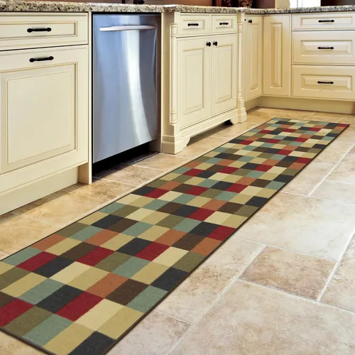 Miniatura 45 de Ottomanson Alfombras de 5 x 6 pies 6 pulgadas para sala de estar, alfombra de área para dormitorio, antideslizante, duradera y grande para zonas
