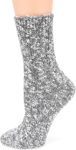 Miniatura 3 de Mirmaru - Calcetines de invierno para mujer, 4 pares de mezcla de lana y algodón