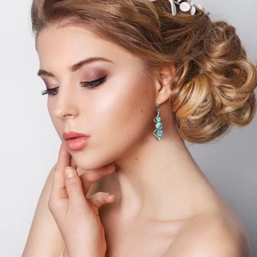 Miniatura 2 de 1214 pares de aretes colgantes para mujer juego de aretes bohemios de gota de agua para niñas