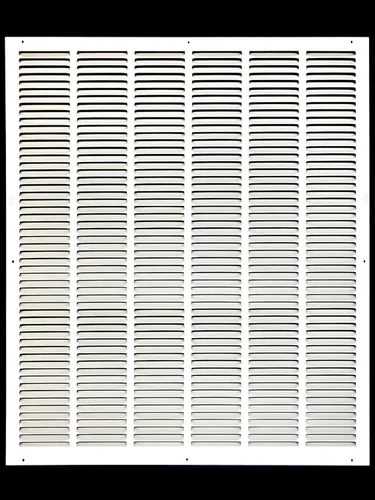 Miniatura 74 de HVAC Premium 30' x 10' [Abertura de conducto] Rejilla de aire de retorno de acero estampado plano - Pared lateral y techo - Cubierta de conducto