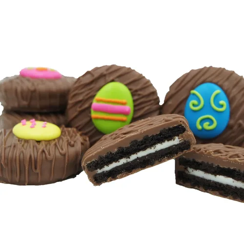 Miniatura 18 de Galletas de la marca Philadelphia Candies cubiertos por ambos lados de chocolate negro y con leche, y crema de cacahuete de la marca Nutter Butter