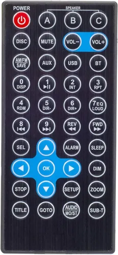 Miniatura 3 de Sistema estéreo de entretenimiento multimedia RV con Bluetooth/DVD/USB/AM/FM/MP3/AUX, receptor de 3 zonas
