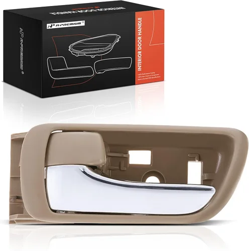 A-Premium Manija de puerta interior delantera o trasera izquierda del lado del conductor compatible con Toyota Camry 2002 2003 2004 2005 2006,