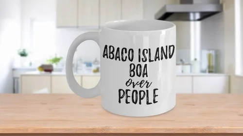 Miniatura 3 de Abaco Island Boa Over People - Taza de regalo para amantes de los animales, mamá, papá, activista por los derechos de los derechos militantes, taza