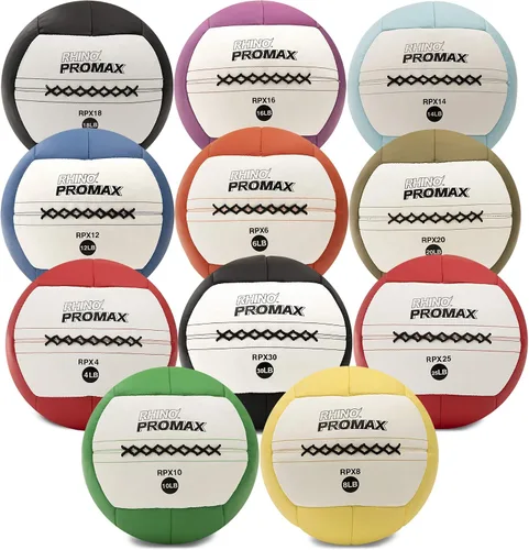 Miniatura 3 de Pelotas de gimnasio Champion Sports Rhino Promax Slam con agarre antideslizante. Pelota de ejercicio Crossfit, TRX, Pliometria, ejercicios mixtos.