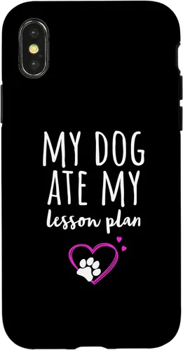 Miniatura 4 de iPhone 14 Mi perro se comió mi plan de lecciones divertido estuche para profesores de regreso a clases